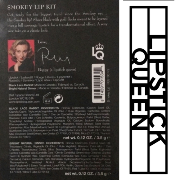 🆕️ Lipstick Queen smokey lace mauve lip kit - Picture 2 of 6